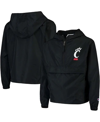 Big Boys and Girls Black Cincinnati Bearcats Pack Go Windbreaker Jacket