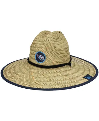 Men's Natural Tennessee Titans Nfl Training Camp Official Straw Lifeguard Hat