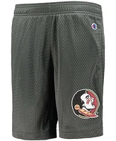 Big Boys and Girls Charcoal Florida State Seminoles Classic Mesh Shorts