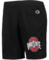 Big Boys and Girls Black Ohio State Buckeyes Classic Mesh Shorts