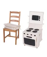 PopOhVer Pretend Play Kitchen Stove Play Set, 3 Piece