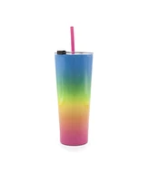 Thirstystone by Cambridge 24 oz Ombre Insulated Straw Tumblers Set, 2 Piece