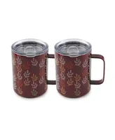 Thirstystone by Cambridge 16 oz Fall Leaves Insulated Coffee Mugs Set, 2 Piece