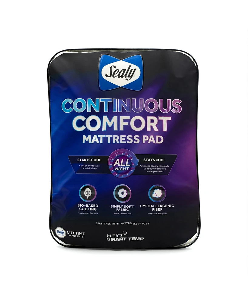 Sealy All Night Cooling Mattress Pad, Full