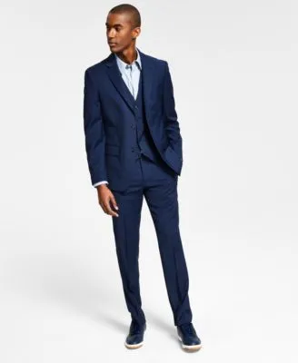 Tommy Hilfiger Mens Modern Fit Wool Th Flex Stretch Suit Separates