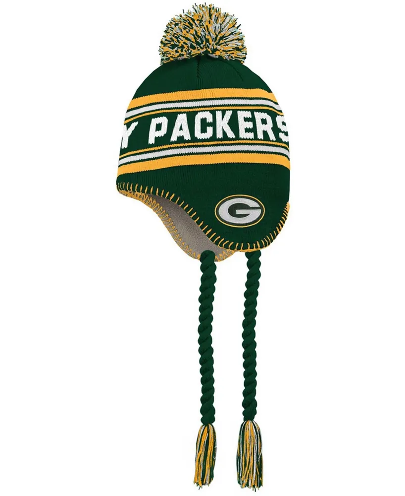 Green Bay Packers New Era 2021 NFL Sideline Sport Official Pom Cuffed Knit  Hat - Green/Gold