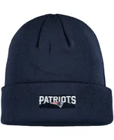 Big Boys and Girls Navy New England Patriots Basic Cuffed Knit Hat