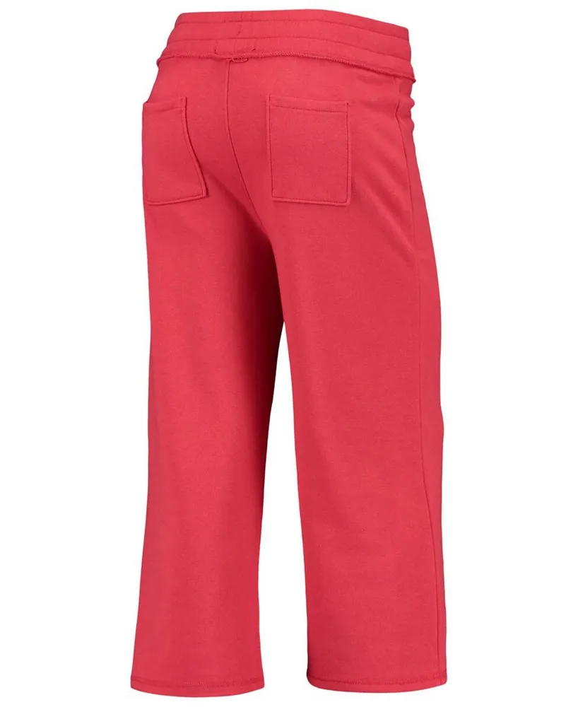 Women's Red Kansas City Chiefs Cropped Pants