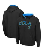 Men's Black Ucla Bruins Arch Logo 3.0 Full-Zip Hoodie