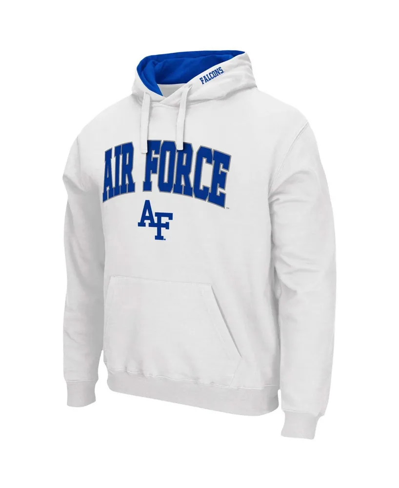Men's White Air Force Falcons Arch Logo 3.0 Pullover Hoodie