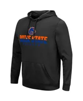 Men's Black Boise State Broncos Lantern Pullover Hoodie