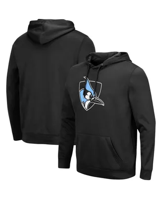 Men's Black Johns Hopkins Blue Jays Lantern Pullover Hoodie