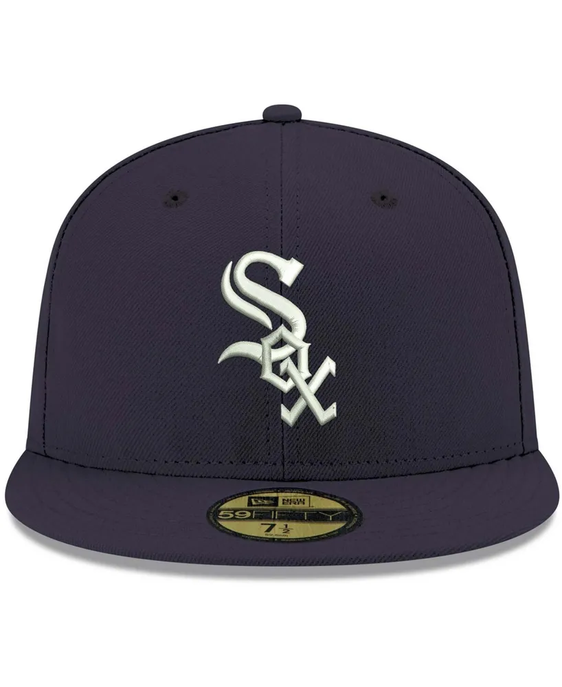 Men's Navy Chicago White Sox Logo 59FIFTY Fitted Hat