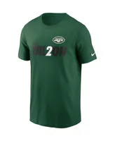 Men's Zach Wilson Green New York Jets Player Graphic T-shirt