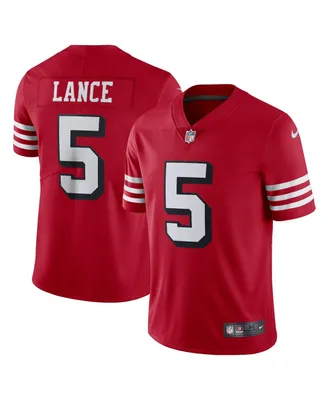Men's Trey Lance Scarlet San Francisco 49Ers Alternate Vapor Limited Jersey