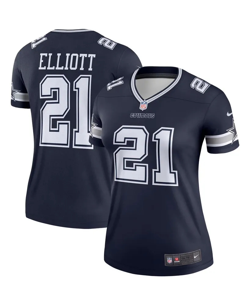 Ezekiel Elliott Dallas Cowboys Nike Women's Color Rush Legend Player Jersey  - White