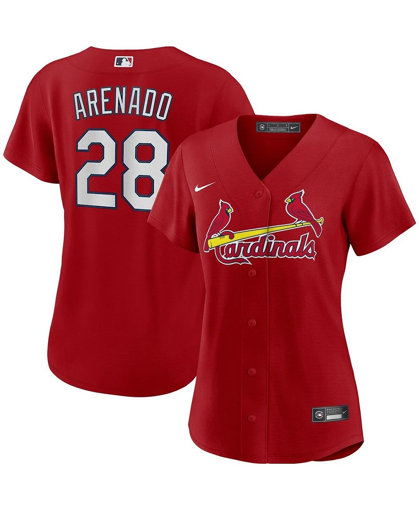 Women's Nolan Arenado Red St. Louis Cardinals Alternate Replica Player Jersey
