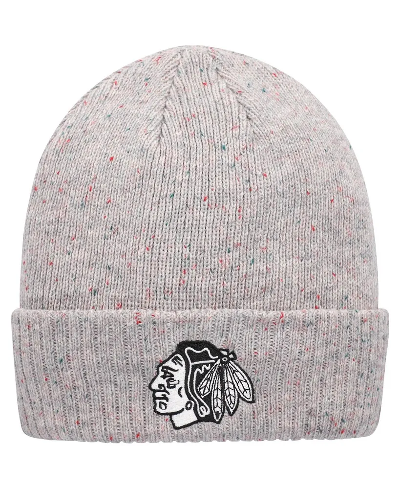 Women's Gray Chicago Blackhawks Logo Cuffed Knit Hat