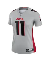 Women's Julio Jones Silver Atlanta Falcons Inverted Legend Jersey