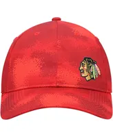 Women's Red Chicago Blackhawks Camo Slouch Adjustable Hat