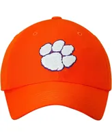 Men's Orange Clemson Tigers Primary Logo Staple Adjustable Hat