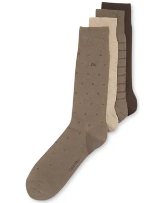 Calvin Klein 4-Pack Patterned Dress Socks