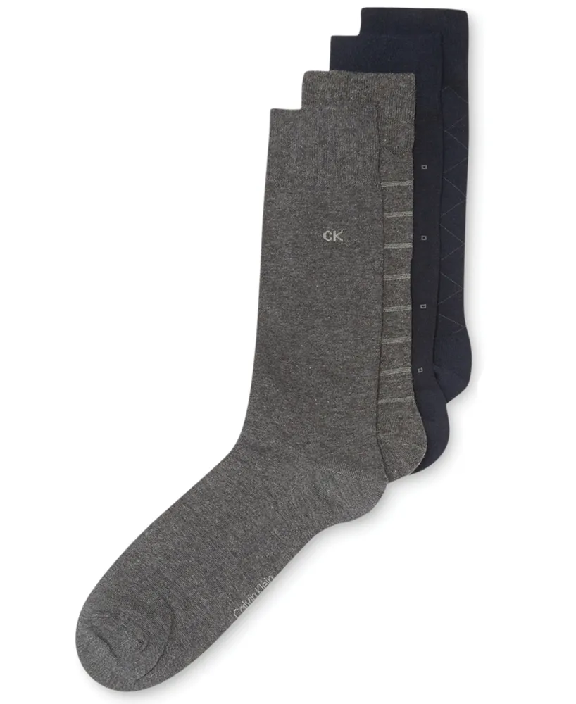 Calvin Klein 4-Pack Patterned Dress Socks