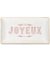 Le Creuset Noel Joyeux Stoneware Hostess Tray