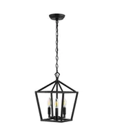 Ojai 3-Light Classic Modern Lantern Led Pendant