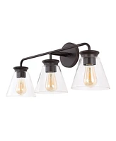 Kondo 3-Light Modern Farmhouse Iron Led Vanity
