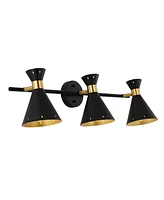 Elroy 3-Light Iron Retro Contemporary Led Track Light