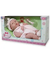 La Newborn 15" Real Girl Baby Doll Pink Knit Outfit - Knit Outfit