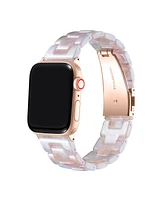 Posh Tech Claire Blush Tortoise Resin Link Band for Apple Watch, 38mm-40mm