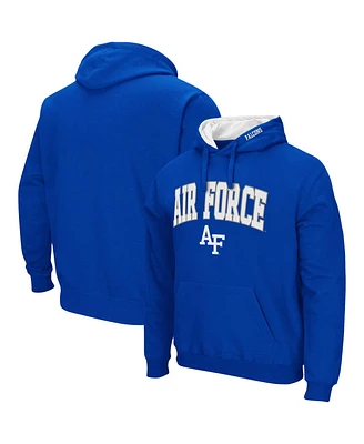 Men's Colosseum Air Force Falcons Arch and Logo 3.0 Pullover Hoodie