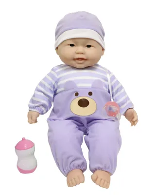 Lots to Cuddle Babies 20" Asian Baby Doll Purple Outfit - Pink