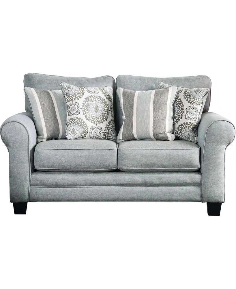 Karleigh Rolled Arm Loveseat