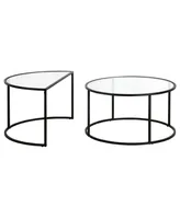 Luna Nested Coffee Table, Set of 2