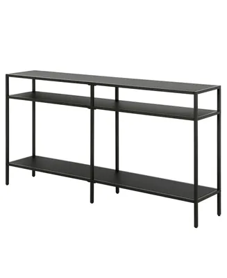 Sivil 55" Console Table with Shelves