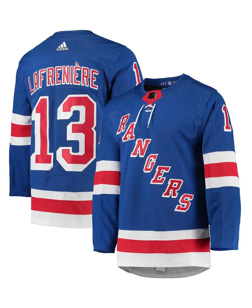 Women's Fanatics Branded Alexis Lafreniere Blue New York Rangers Home Premier Breakaway Player Jersey
