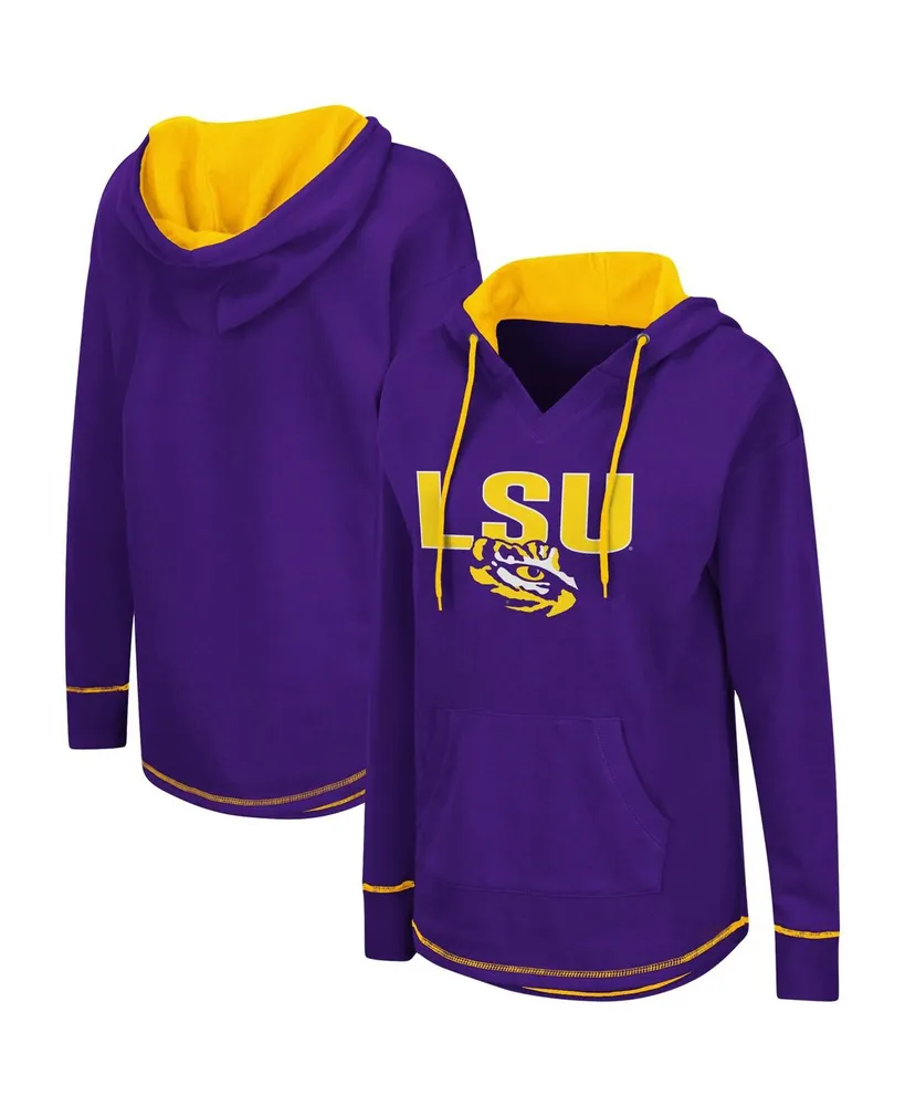 Women's Purple Lsu Tigers Tunic Pullover Hoodie