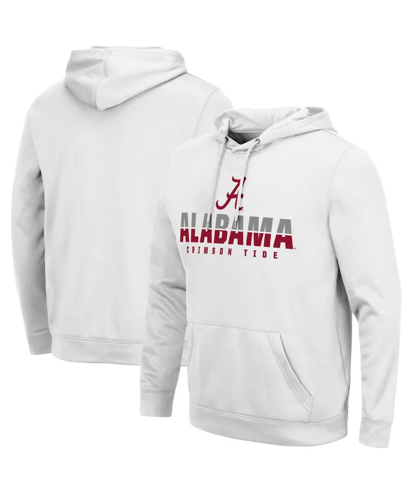 Men's White Alabama Crimson Tide Lantern Pullover Hoodie