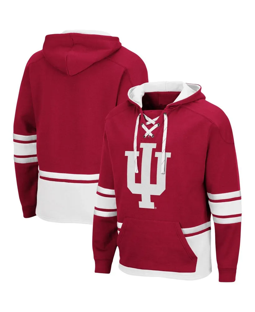 Men's Indiana Hoosiers Lace Up 3.0 Pullover Hoodie