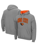 Men's Charcoal Oregon State Beavers Arch Logo 3.0 Pullover Hoodie