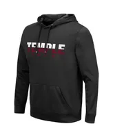 Men's Black Temple Owls Lantern Pullover Hoodie