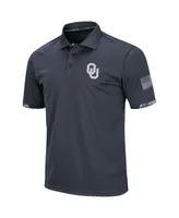 Men's Big and Tall Charcoal Oklahoma Sooners Oht Military-Inspired Appreciation Digital Camo Polo Shirt