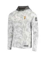 Men's Arctic Camo Arizona State Sun Devils Oht Military-Inspired Appreciation Long Sleeve Hoodie Top