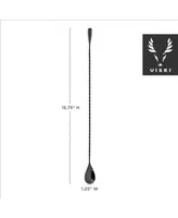 Viski Gunmetal Weighted Stainless Steel Barspoon