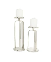 CosmoLiving by Cosmopolitan Modern Candle Holder, Set of 2