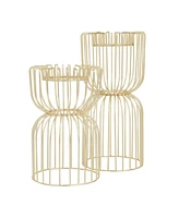 CosmoLiving by Cosmopolitan Glam Candle Holder, Set of 2