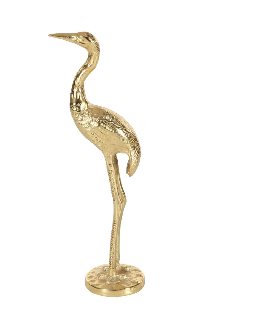Coastal Flamingo Sculpture, Set of 2 - Gold